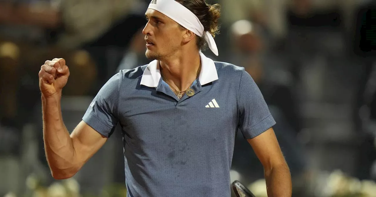 Tennis: Alexander Zverev erreicht in Rom das Achtelfinale​