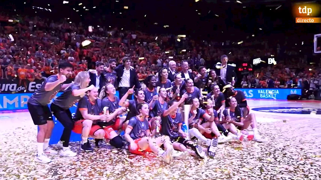 Valencia Basket logra el triplete tras ganar la Liga femenina en La Fonteta ante Perfumerías Avenida