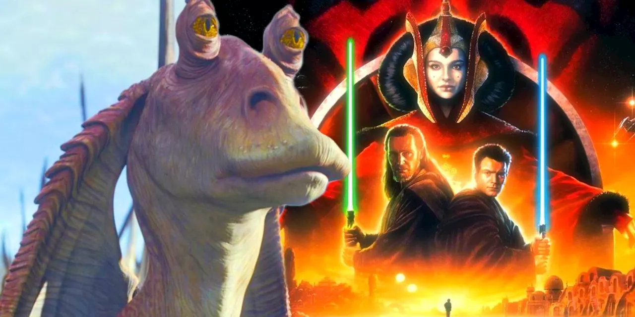 Star Wars Redeems Jar Jar Binks With A New Phantom Menace Scene