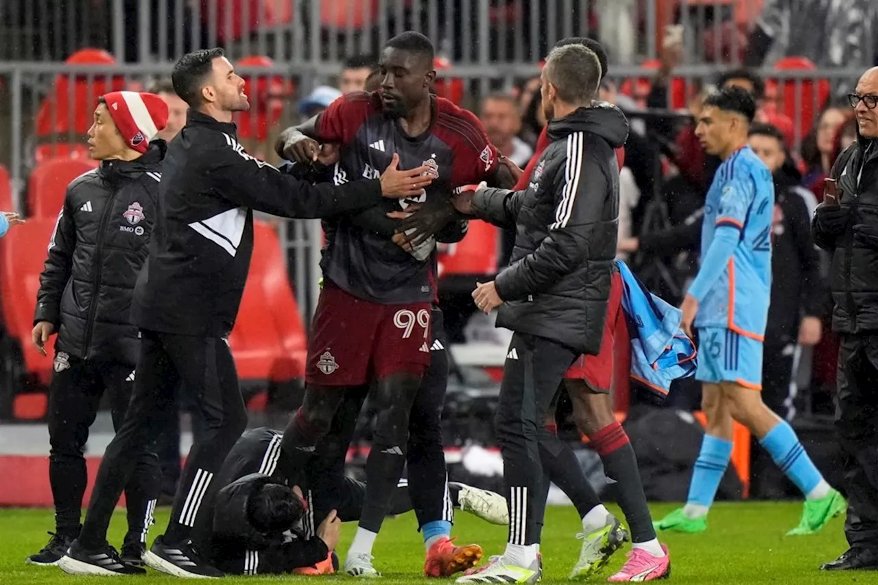 Bad blood boils over between Toronto FC and NYCFC in ugly post-game melee