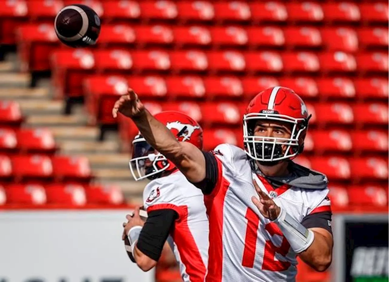 Calgary Stampeders' training camp opens with an abundance of quarterbacks