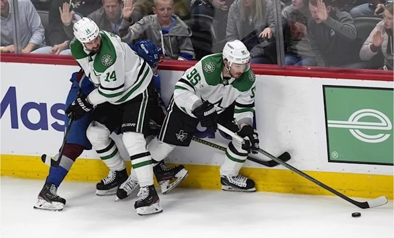 Seguin, Stankoven each score twice to power Stars' 4-1 win over Avalanche
