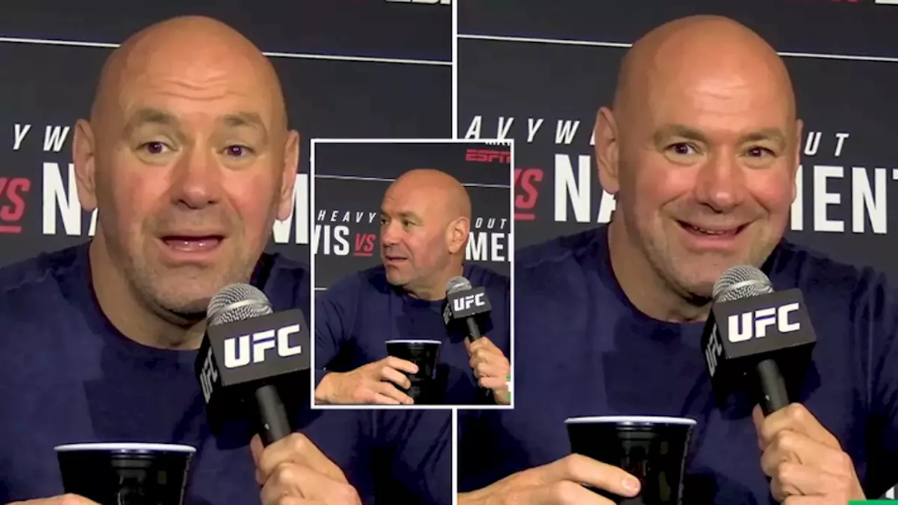 Dana White completely stunned by reporter’s ‘embarrassing’ question in UFC press conference