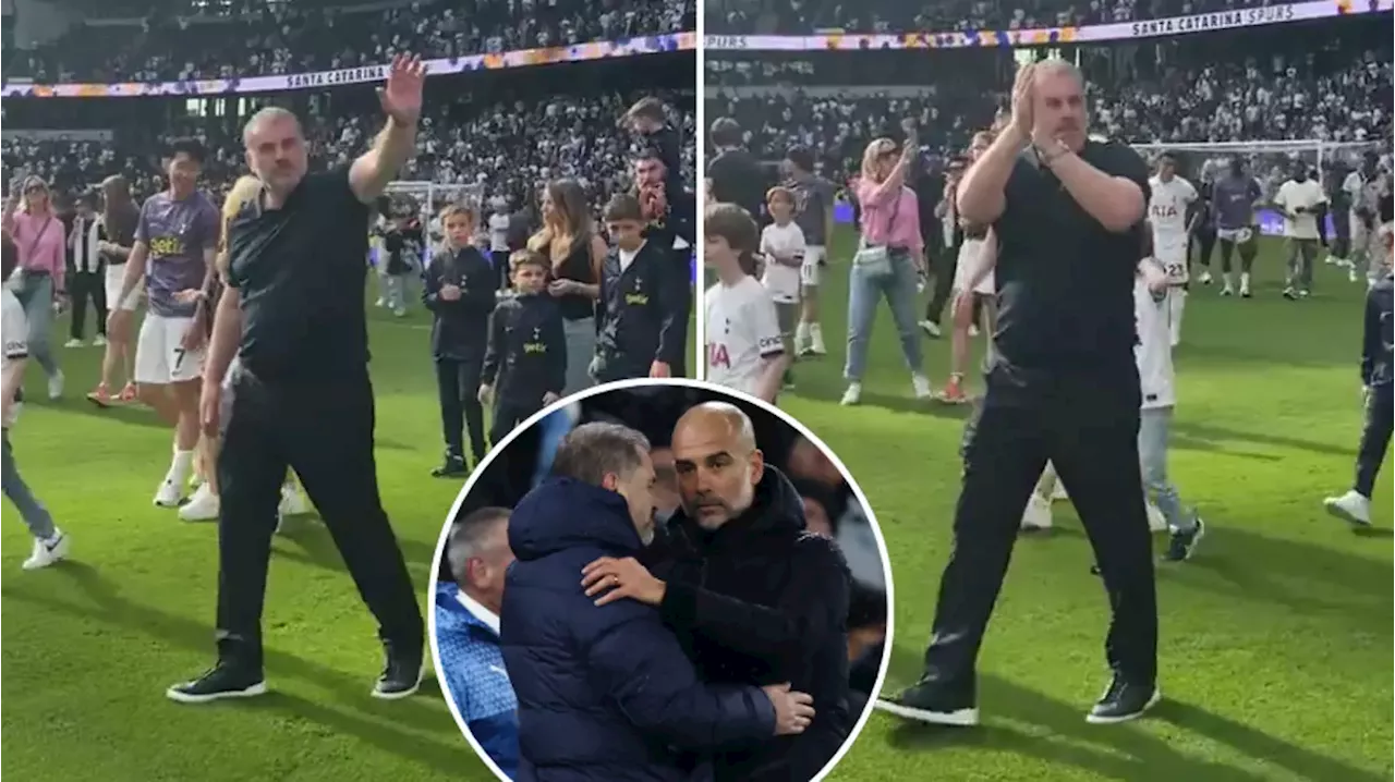 Why Spurs did lap of honour ahead of final home game against Man City