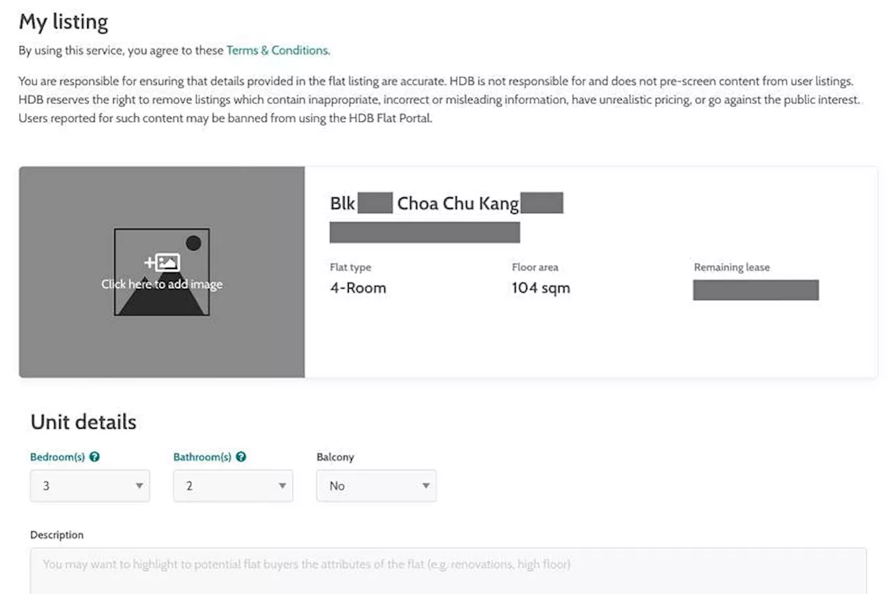 What you need to know about HDB’s resale flat listing service