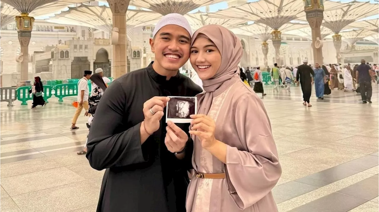 7 Potret Erina Gudono Umumkan Kehamilan Saat Umrah, Pamer Foto USG Calon Anak Pertama