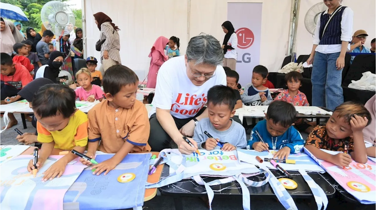 Penutup Rangkaian Better Life for All, LG Distribusikan 3.000 Paket Makanan