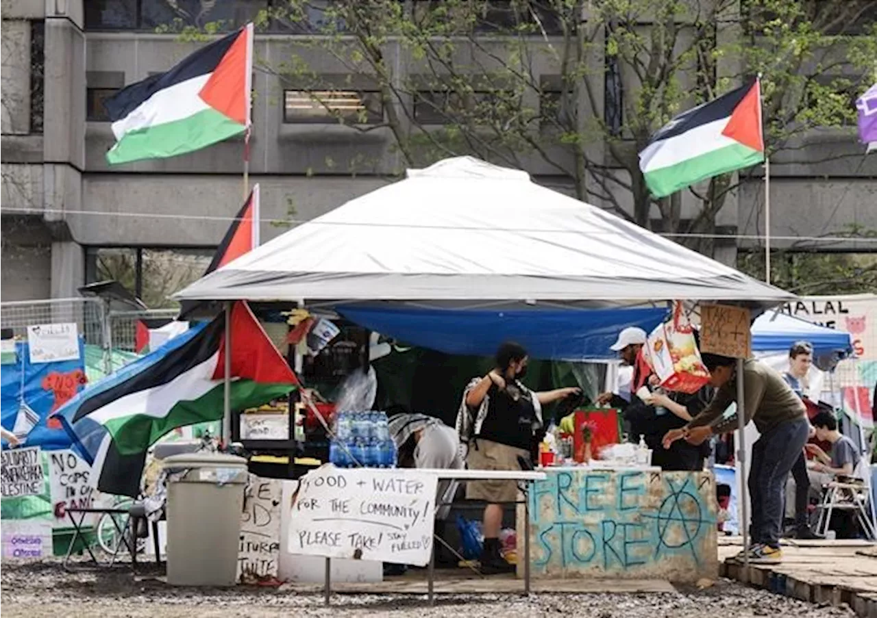 New pro-Palestinian encampment at Université du Québec à Montréal, organizers say