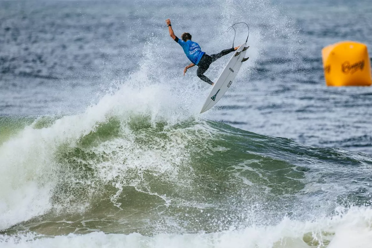 Surf : Gatien Delahaye et Vahine Fierro renouent avec les quarts d’un Challenger Series à Narrabeen