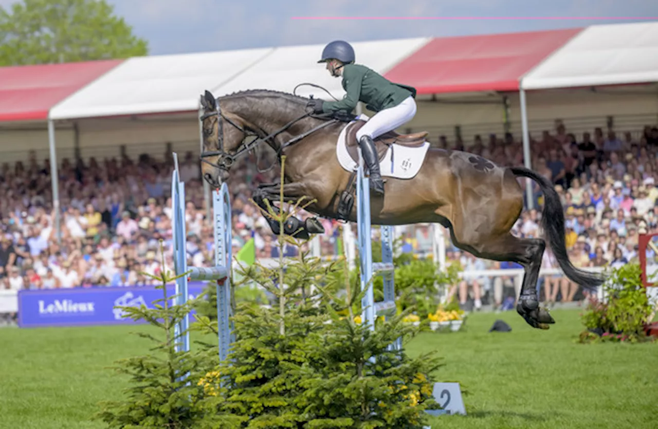 Irish amateur stuns showjumping world with runner-up finish at prestigious Badminton event