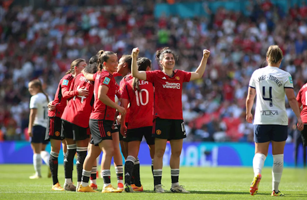 Manchester United thrash Tottenham to win Women’s FA Cup for first time