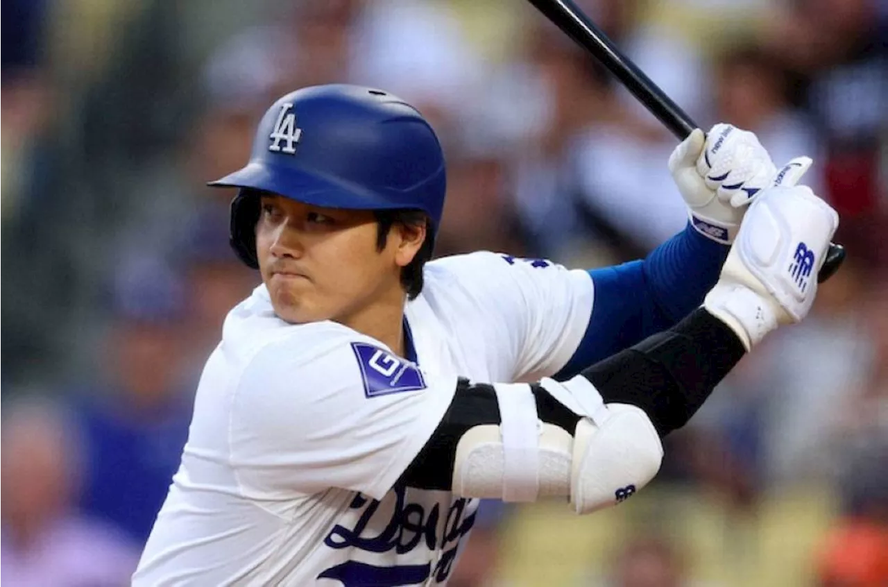 Ohtani leaves late in Dodgers' win over Padres