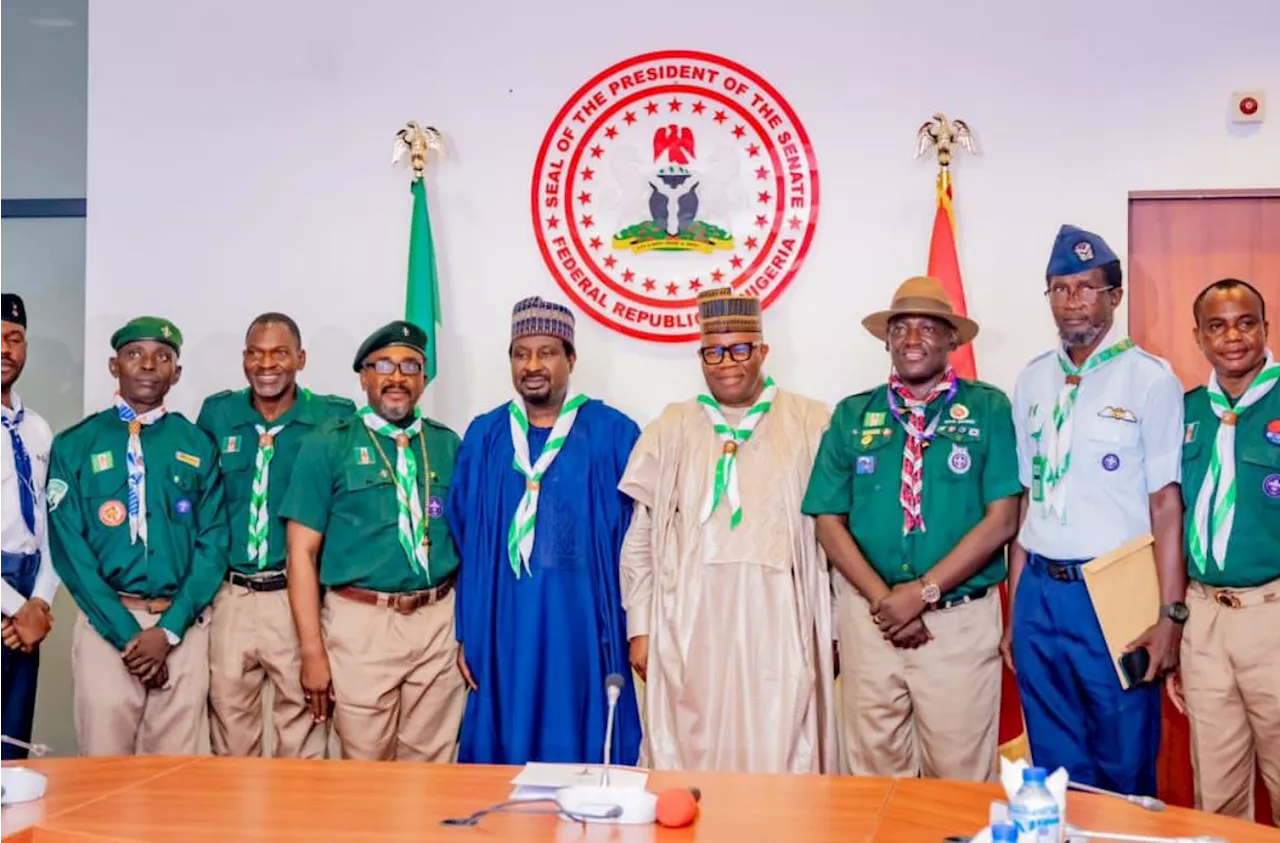 Akpabio advises Scout on ethics, civic education