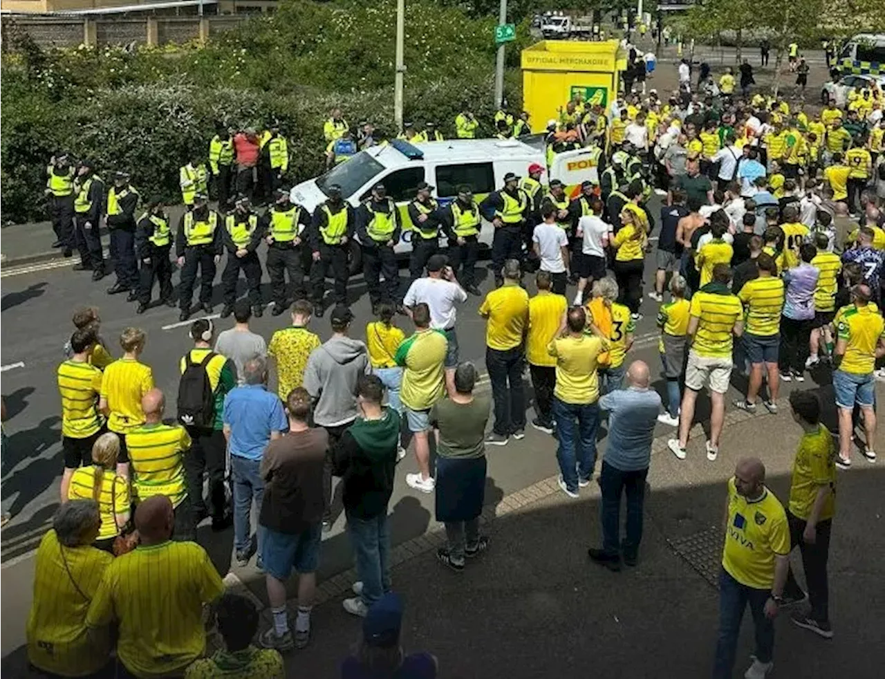 Two arrested after ‘Leeds United fan slashed’ outside stadium after Norwich City match...