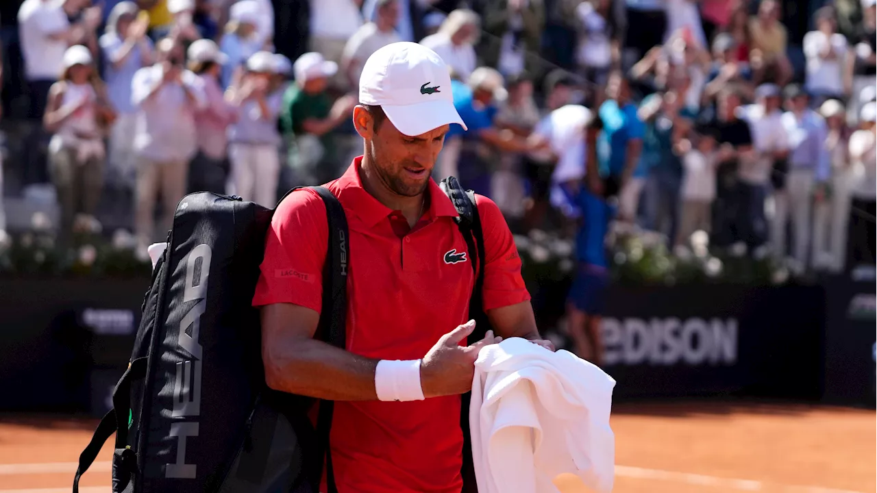 Djokovic loses to Tabilo, follows Nadal with early exit at Italian Open