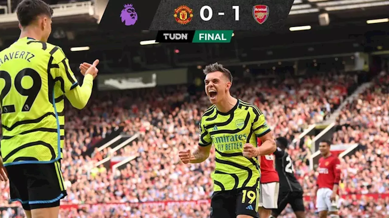 Arsenal gana a Manchester United y sigue vivo para ser campeón de Premier League