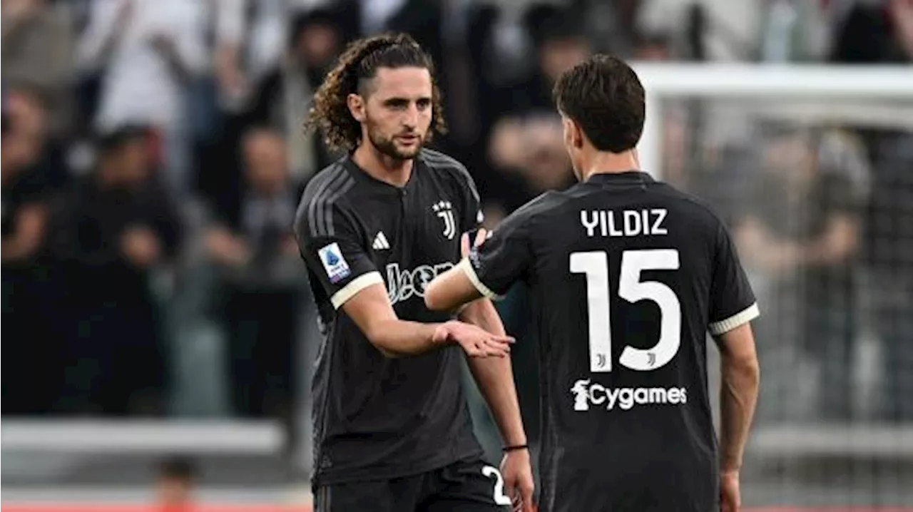 Rabiot salva la Juve allo scadere, con la Salernitana finisce 1-1: gli highlights