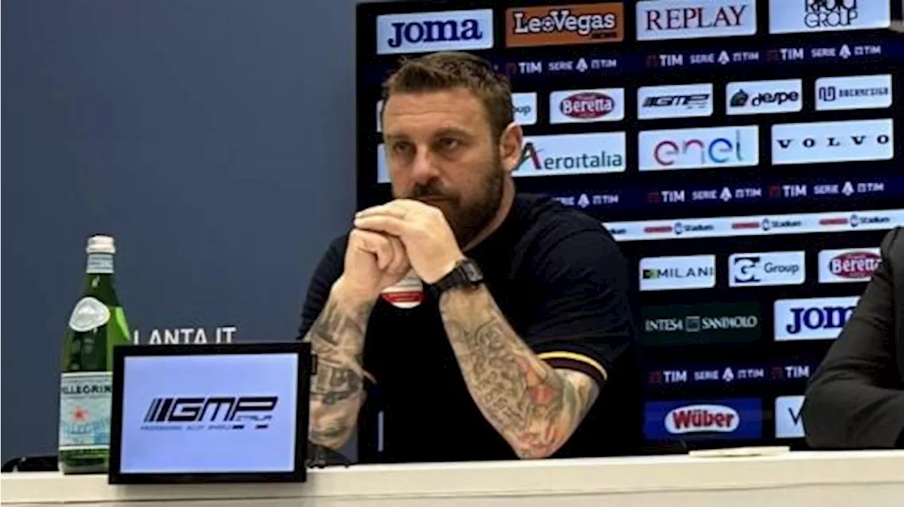 Roma, De Rossi: 'È stata una partita a senso unico, hanno vinto tutti i duelli'