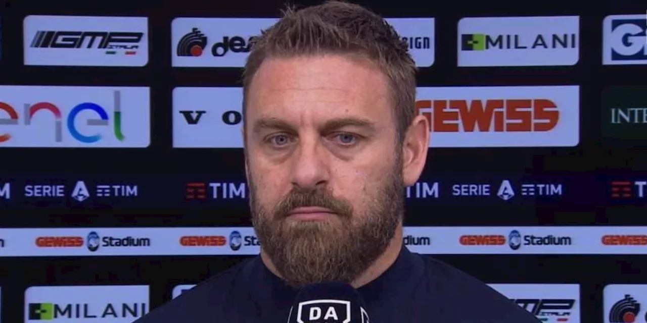 De Rossi, l'elogio all'Atalanta: 'Va al doppio, merita di arrivare davanti'