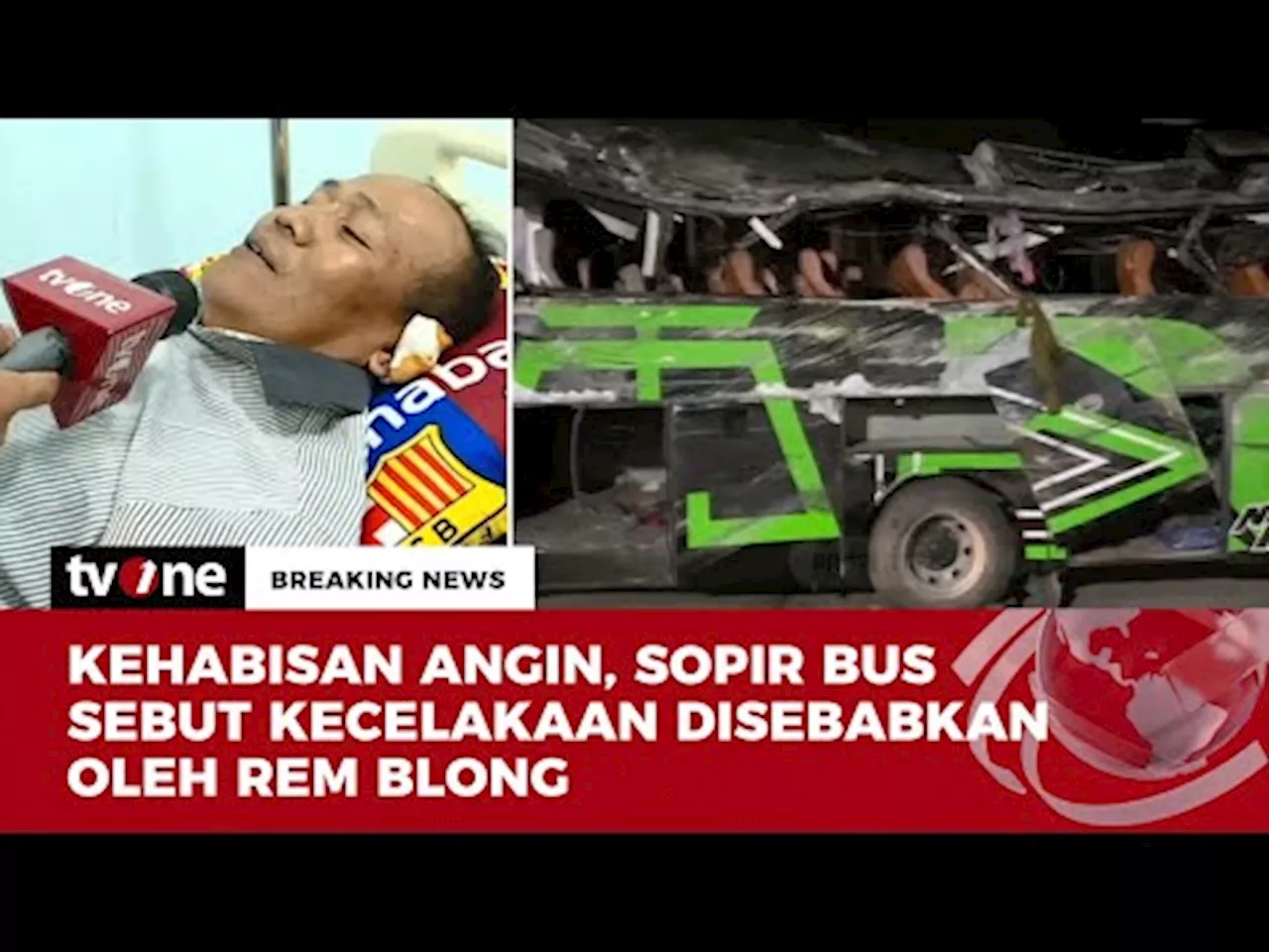 Cerita Sopir Bus Kecelakaan Maut, Sengaja Tabrakan Bus ke Tiang Listrik