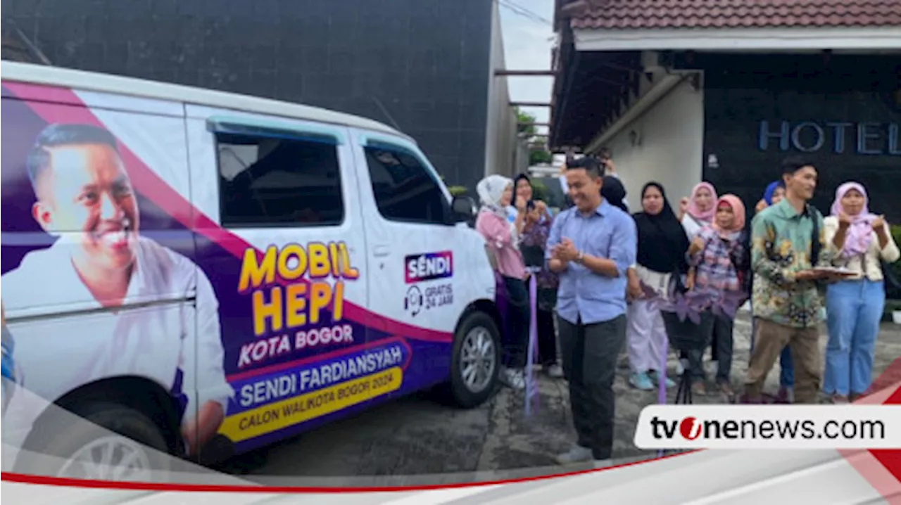 Sendi Fardiansyah Launching MOBIL HEPI Gratis 24 Jam untuk Warga Kota Bogor