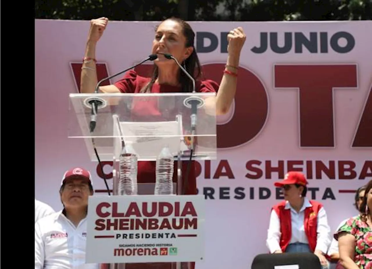 ‘Vamos a arrasar en todo el país, lo he palpado’, afirma Claudia Sheinbaum