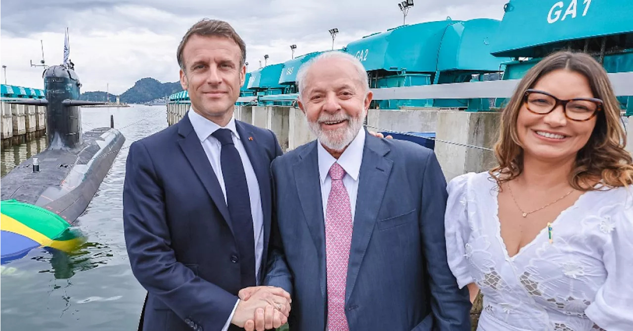 A bronca da Marinha com Lula após ‘festa do submarino’ com Janja e Macron