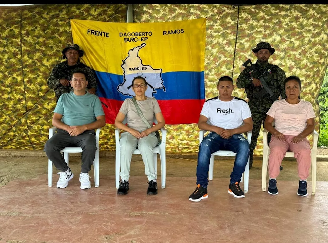 Disidencias de las Farc liberaron a cuatro personas que mantenían secuestradas en el Cauca