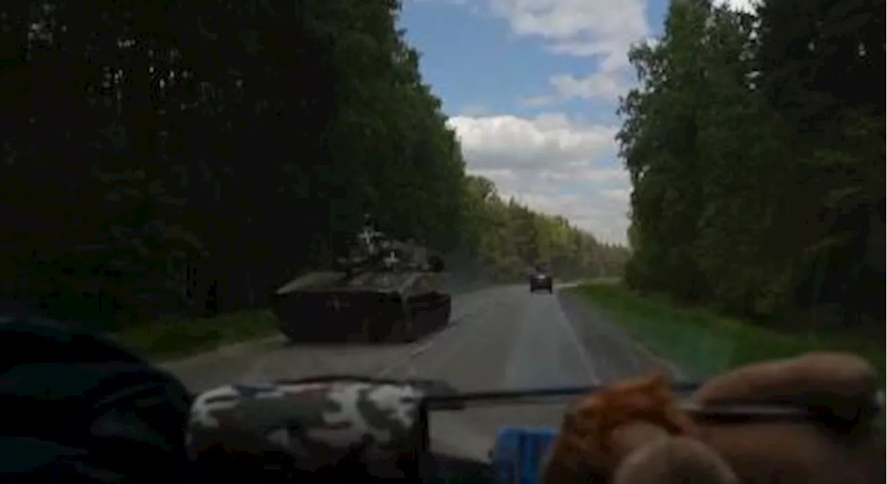 Vovchansk residents escape amidst shelling as Russian troops advance in outskirts of Ukraine town