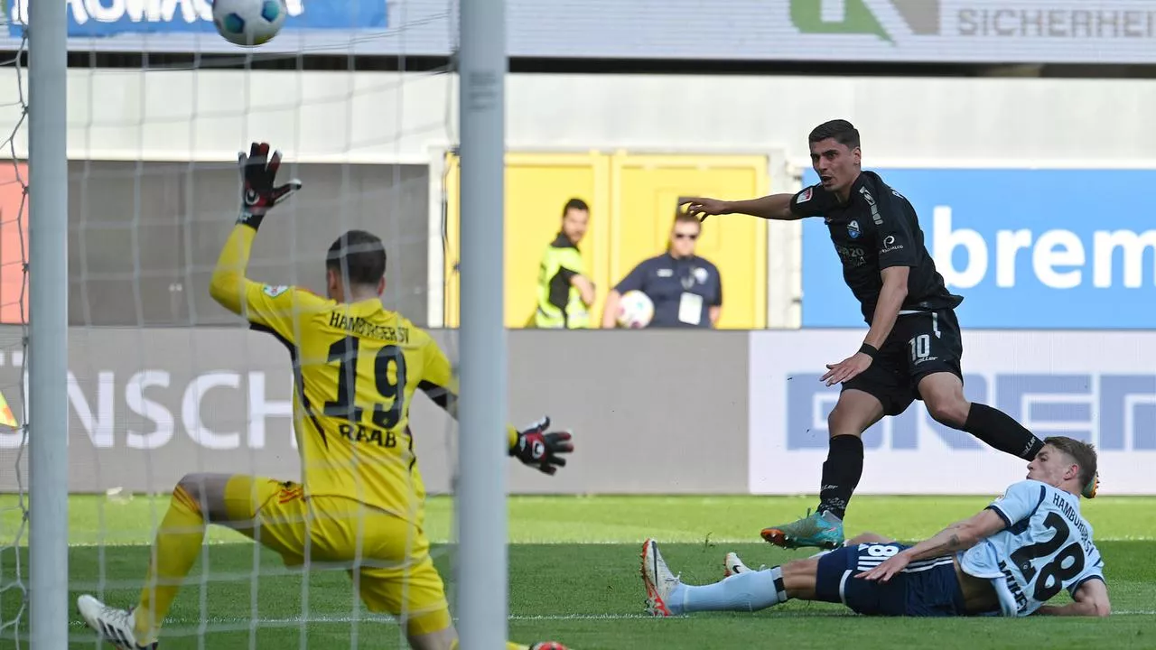 2. Bundesliga: SC Paderborn hält den Hamburger SV in Liga 2