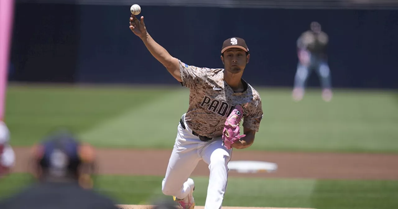 Darvish strikes out seven in seven dominant innings as Padres beat Dodgers 4-0