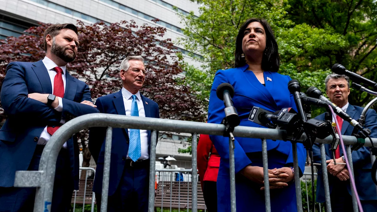 Trump allies, potential VP contenders flock to Manhattan courthouse