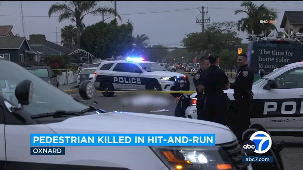 Police in Oxnard searching for driver in fatal hit-and-run
