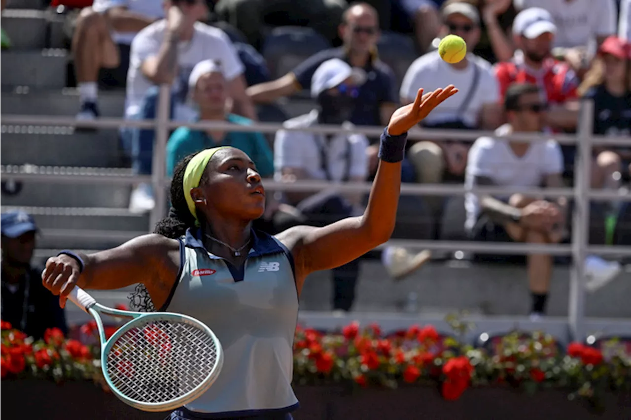 Open d'Italia, Coco Gauff in azione contro Paula Badosa