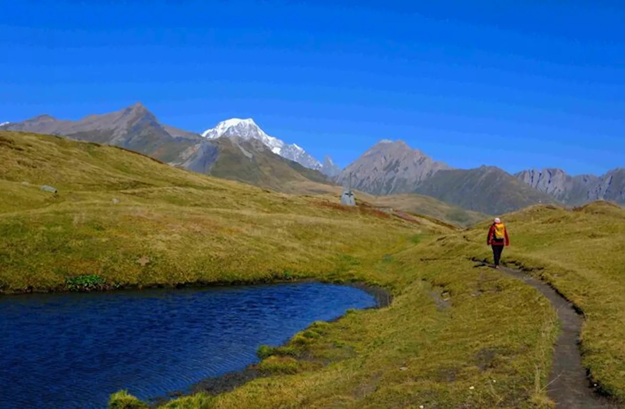 Trekking a la Thuile con un'app