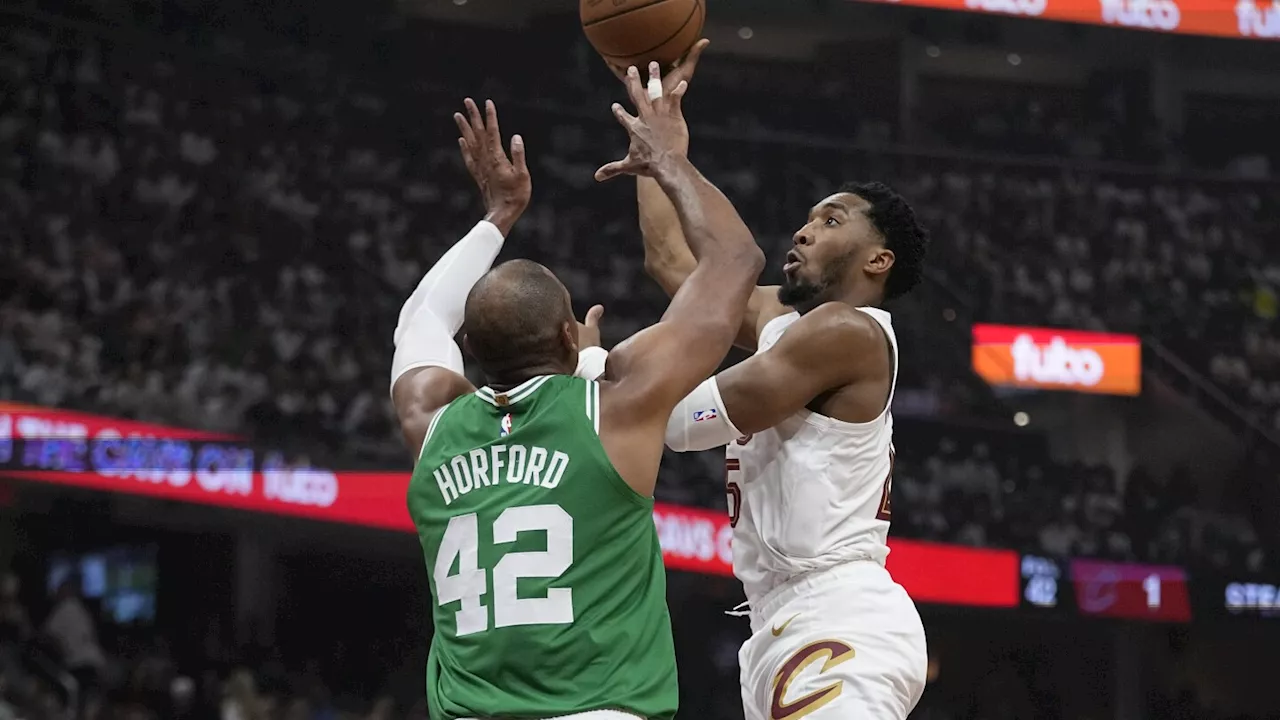 Cavaliers star Donovan Mitchell is questionable with a calf strain for Game 4 against the Celtics