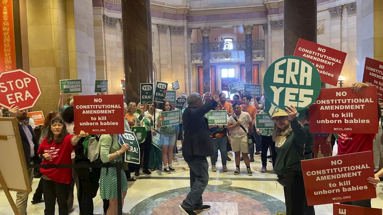 Proposed Minnesota Equal Rights Amendment draws rival crowds to Capitol for crucial votes