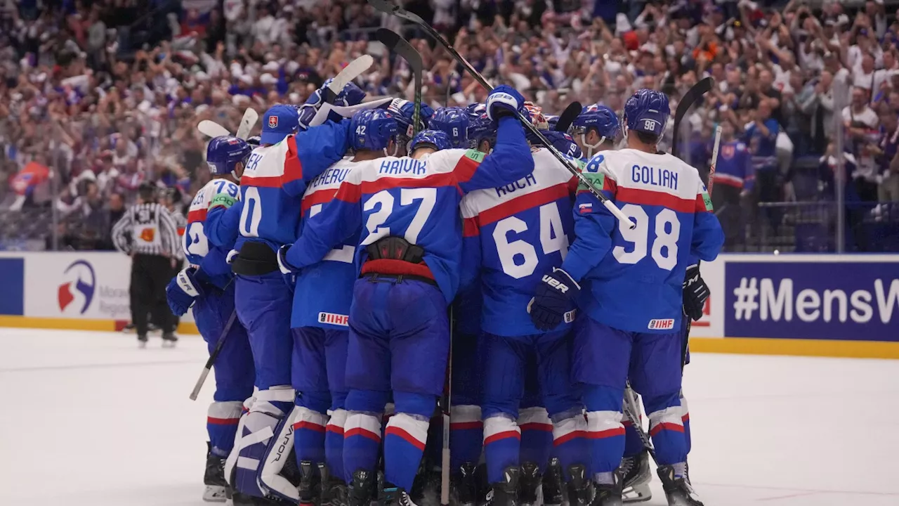 Slovakia upsets the US in OT at ice hockey worlds and Finland eases past Norway