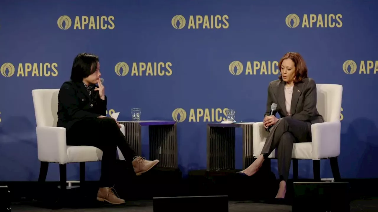 'Kick that f**king door down,' VP Harris says during AAPI event