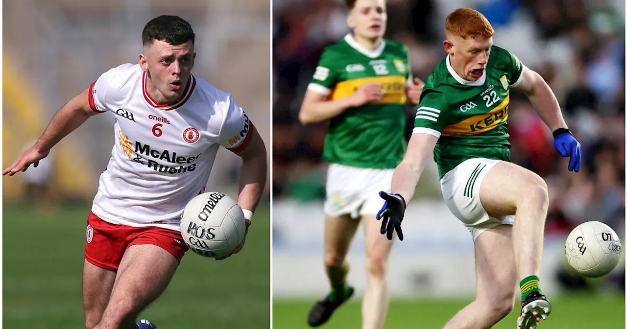 Tyrone vs Kerry: TV and throw-in time for All-Ireland U20 Football Final