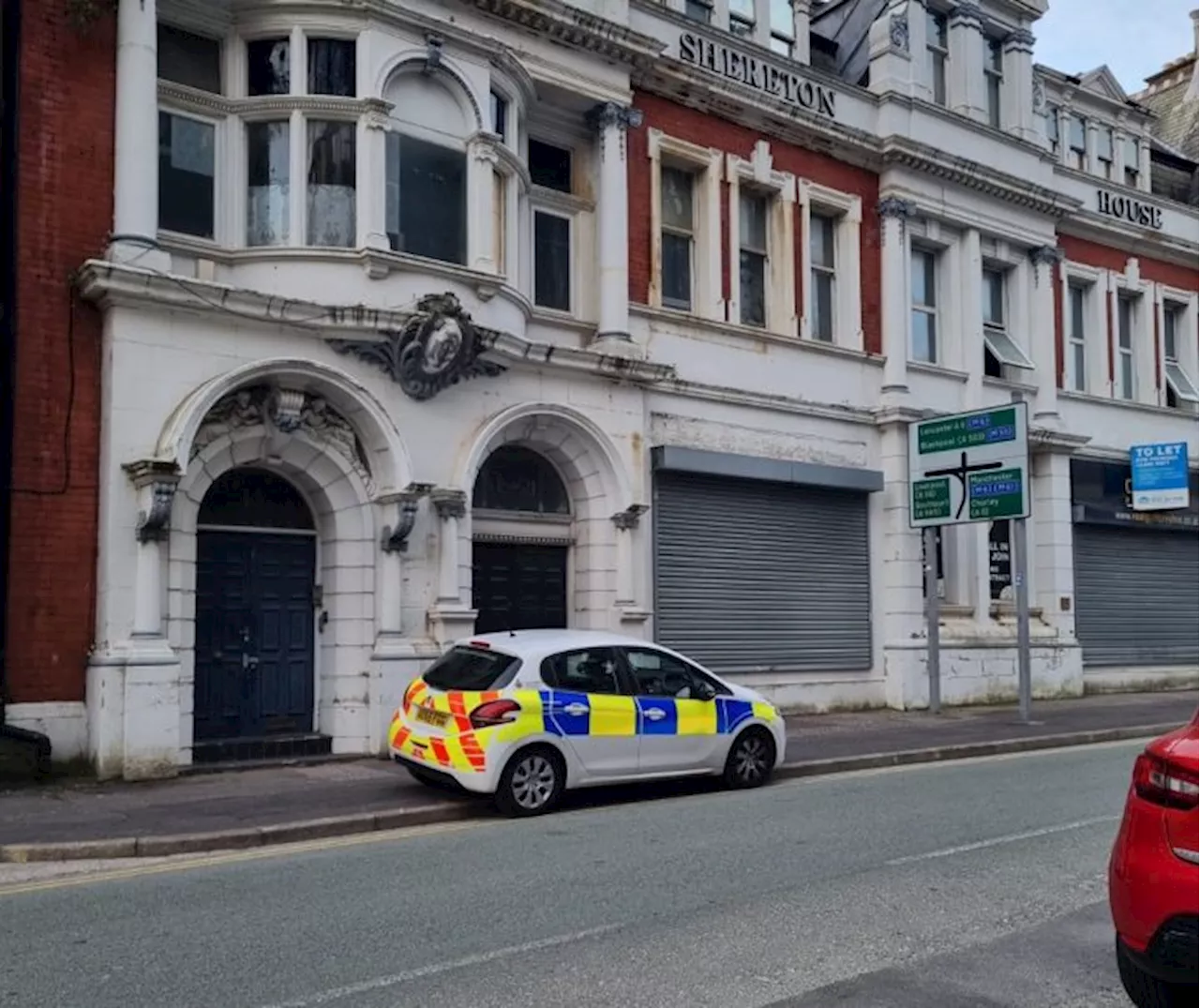 Seven teenagers caught entering empty Preston city centre building