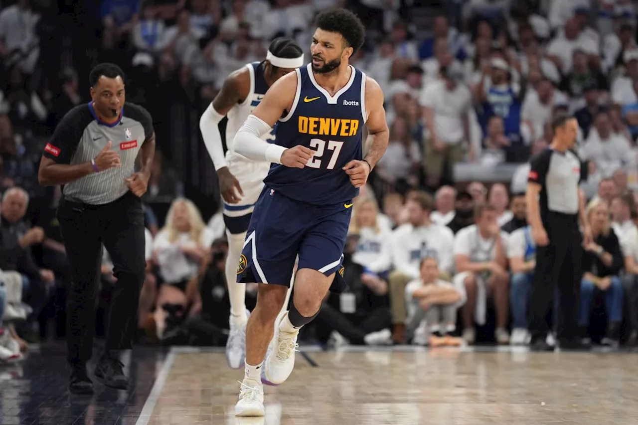 Murray highlights Denver’s Game Four win at Minnesota with half-court heave