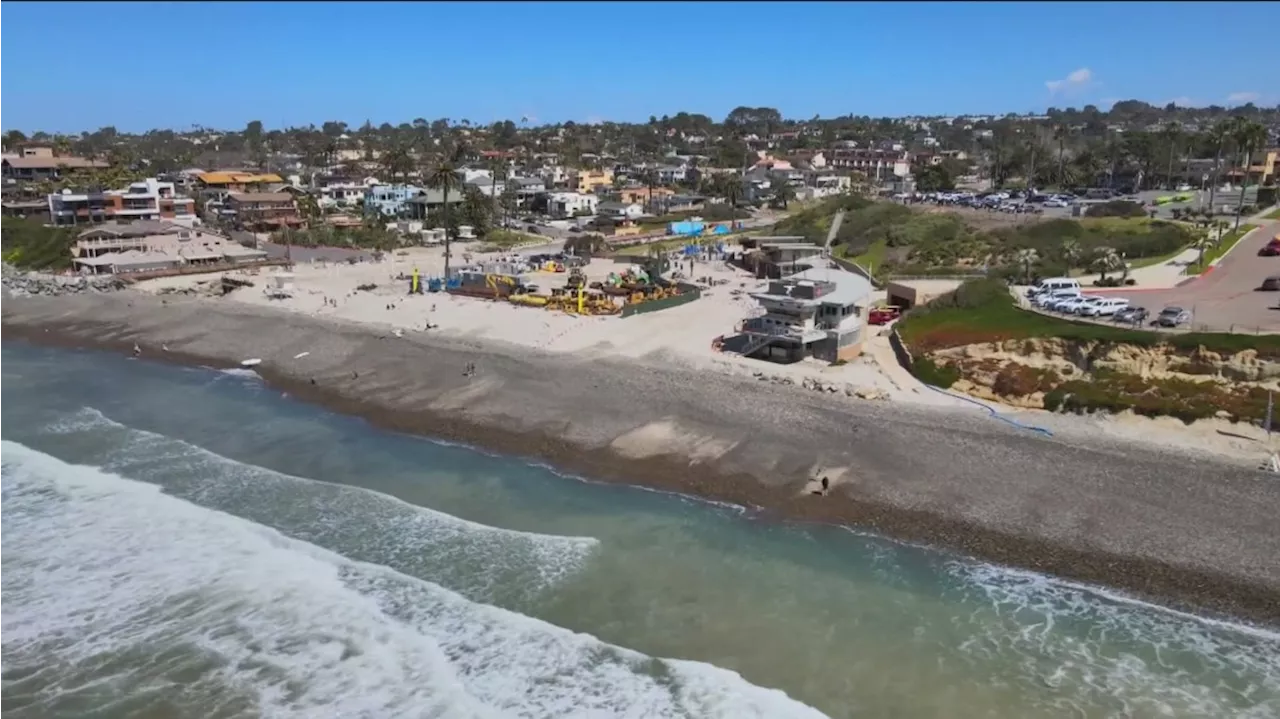 Beaches are now wider in Solana Beach and Encinitas