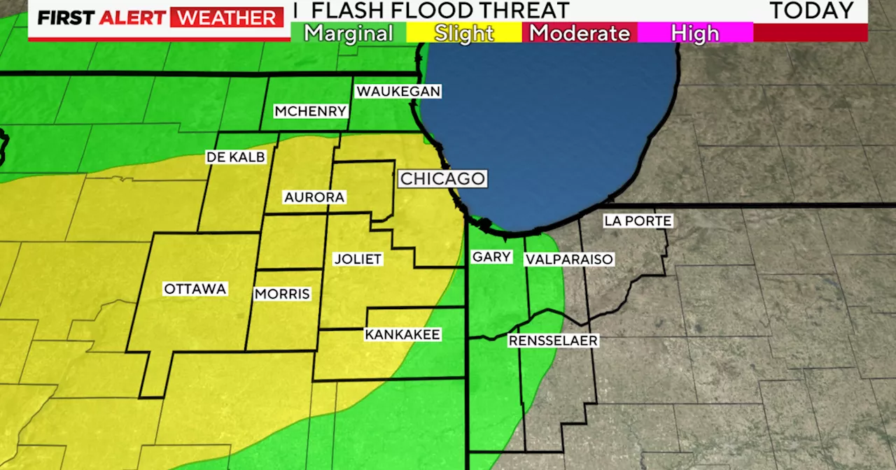 Afternoon showers, storms on Monday in Chicago