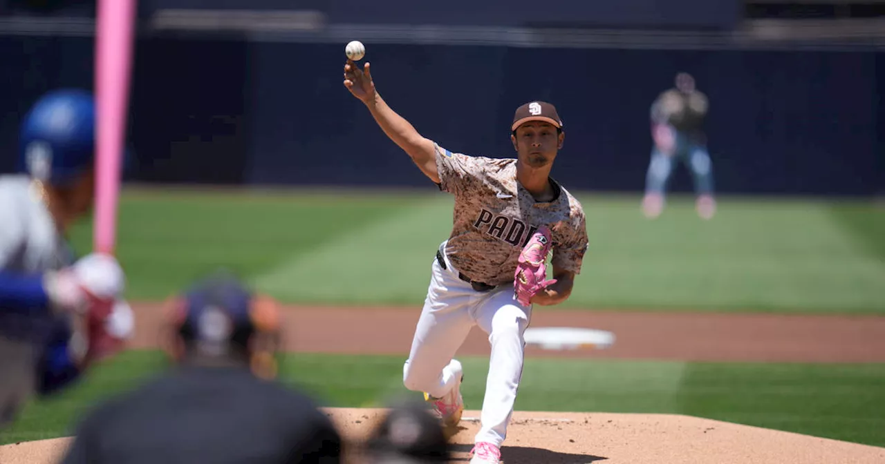 Darvish strikes out seven in seven dominant innings as Padres beat Dodgers 4-0