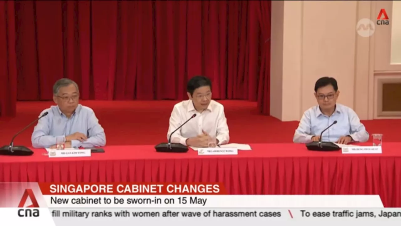 Incoming Prime Minister Lawrence Wong unveils new Cabinet lineup