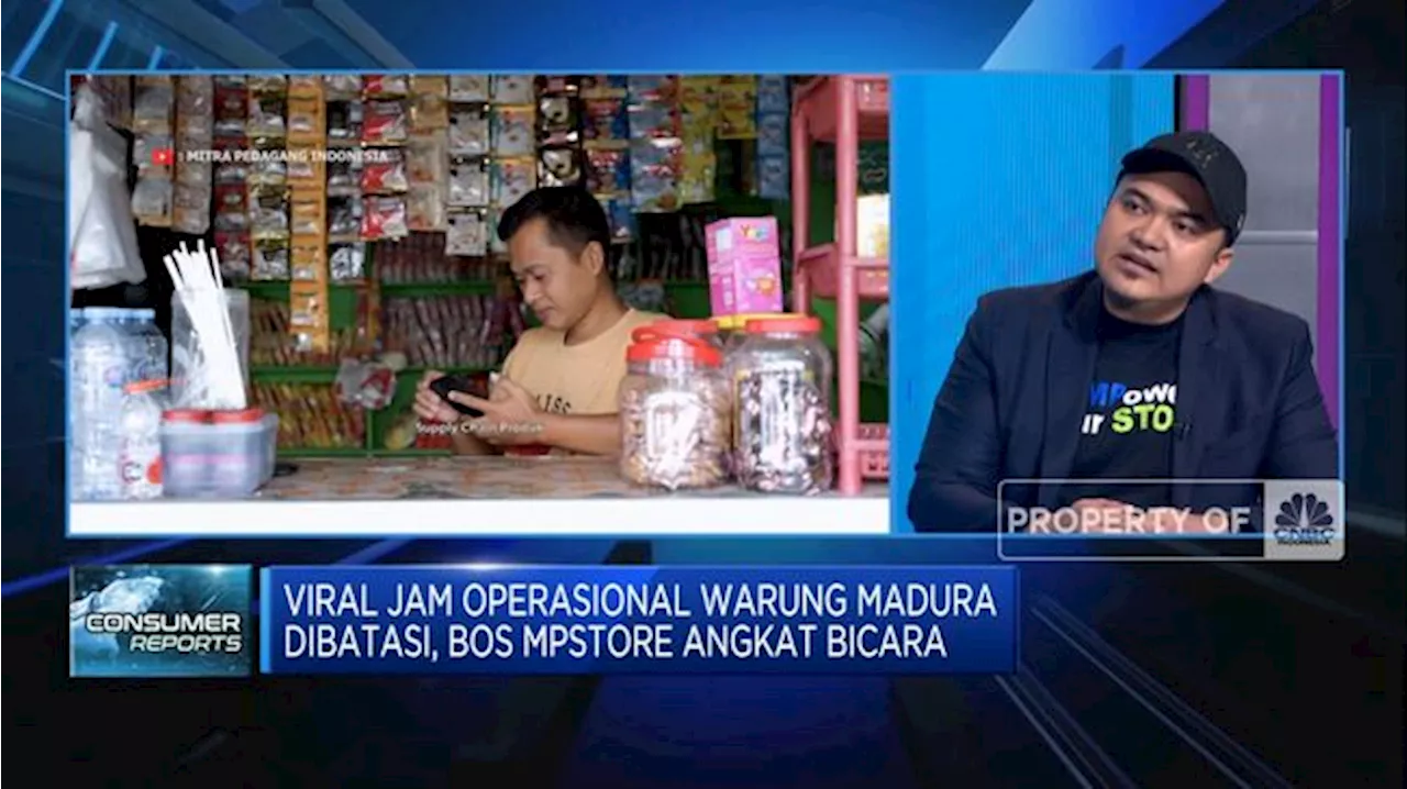 Video:Viral Warung Madura Dilarang Buka 24 Jam, Bos MPStore Buka Suara