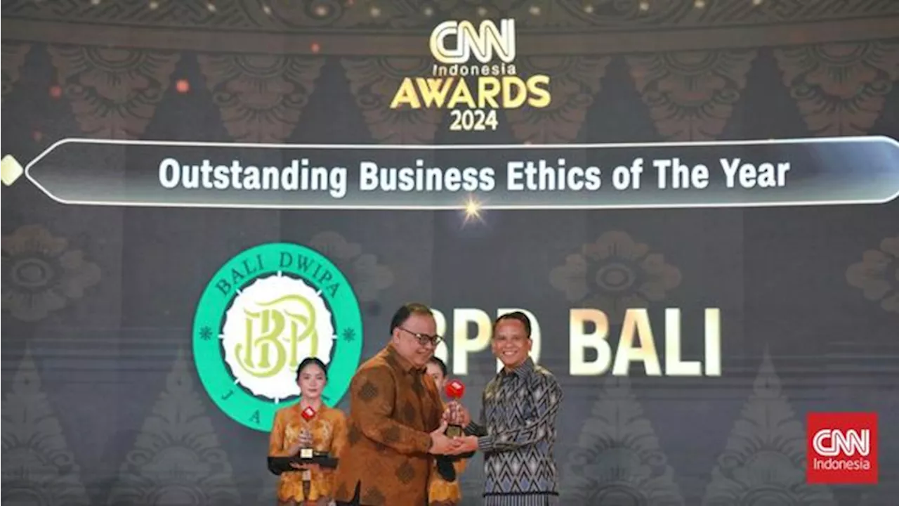 BPD Bali Sabet 3 Penghargaan di Ajang CNN Indonesia Awards 2024