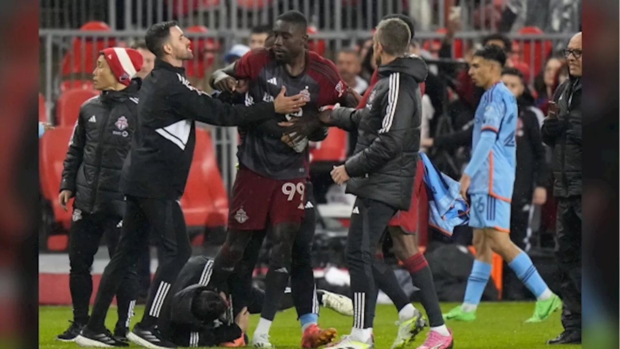 Bad blood boils over between Toronto FC and NYCFC in ugly post-game melee