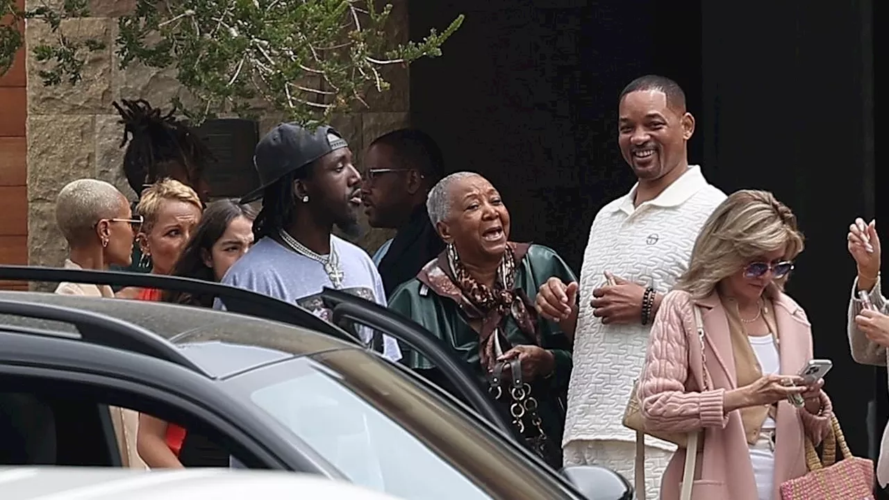 Will Smith celebrates Mother's Day with the whole family in Malibu including wife Jada Pinkett...